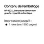 HP - Cartouche d'encre Noire Grande Capacité 950XL - Authentique - Environ 2300 pages - Compatible OfficeJet Pro 8616, 8640 - Haute qualité d'impression résistante