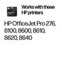 HP - Cartouche d'encre Noire Grande Capacité 950XL - Authentique - Environ 2300 pages - Compatible OfficeJet Pro 8616, 8640 - Haute qualité d'impression résistante