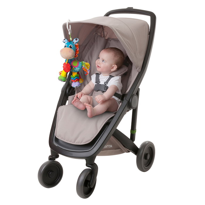 Playgro Activity Friend Clip Clop 0189035 Cheval à bascule avec mordeur, clip et jouets sensoriels