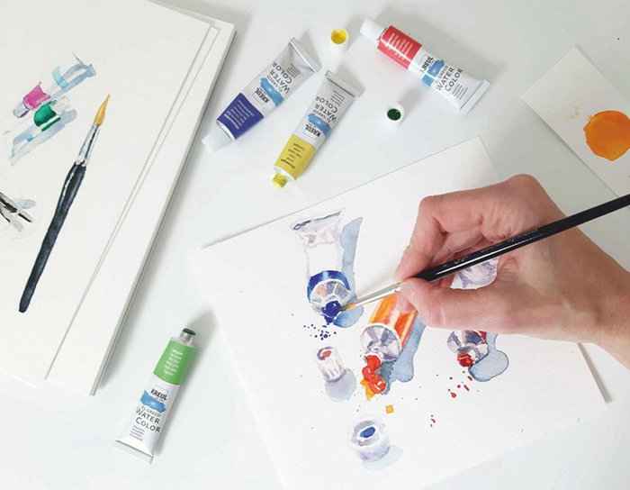 Kreul Set de 12 tubes de peinture aquarelle El Greco 12 ml