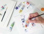 Kreul Set de 12 tubes de peinture aquarelle El Greco 12 ml