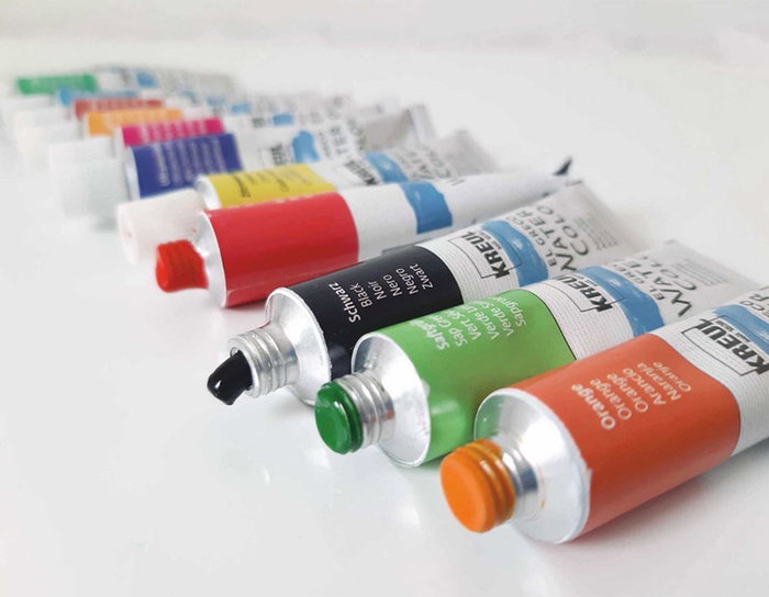 Kreul Set de 12 tubes de peinture aquarelle El Greco 12 ml