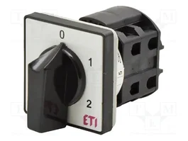 ETI POLAM Commutateur à came noir 25A 3 positions