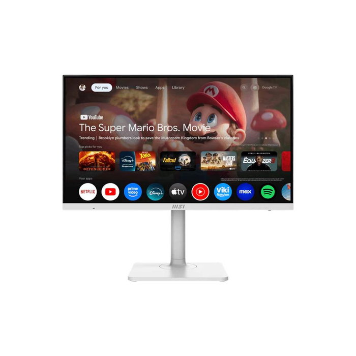 MSI Modern MD272UPSW Moniteur 27 pouces 4K UHD IPS blanc, USB-C 65W, HDR, Dolby Audio, Smart MSI Modern MD272UPSW Moniteur 27 pouces 4K UHD IPS blanc, USB-C 65W, HDR, Dolby Audio, Smart