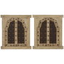 Home ESPRIT Décoration murale Fenêtre Beige Naturel