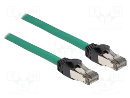 DELOCK Câble Ethernet Patch SF/UTP Cat 5e RJ45 3m Vert