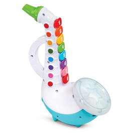 Leap Frog - Saxofón Colores Musicales 80-618839 - Jouet Musical Éducatif avec Sons, Lumières et Cartes d'Apprentissage - Pour Enfants à partir de 6 Mois