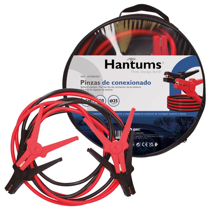 Hantums Pinzas conexionado 25mm2 3,5M 350A