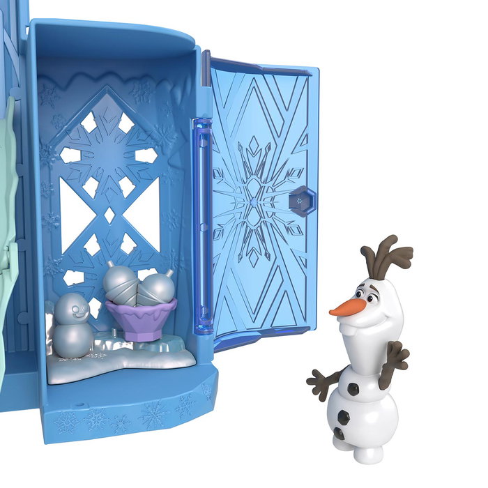 Mattel - Frozen Mini Château de Glace d'Elsa avec Figurines (Olaf, Elsa) - Jouet Maison de Poupée - JDP63 - +3 ans Mattel - Frozen Mini Château de Glace d'Elsa avec Figurines (Olaf, Elsa) - Jouet Maison de Poupée - JDP63 - +3 ans