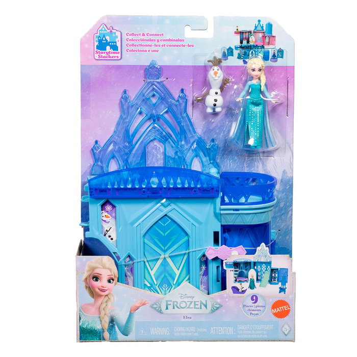 Mattel - Frozen Mini Château de Glace d'Elsa avec Figurines (Olaf, Elsa) - Jouet Maison de Poupée - JDP63 - +3 ans Mattel - Frozen Mini Château de Glace d'Elsa avec Figurines (Olaf, Elsa) - Jouet Maison de Poupée - JDP63 - +3 ans
