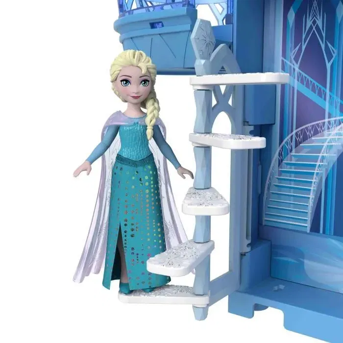 Disney Frozen JDP63 - Palais de Glace d'Elsa La Reine des Neiges avec Mini-Poupée et Accessoires - Jeu d'Empilage pour Enfants 3 Ans et Plus Disney Frozen JDP63 - Palais de Glace d'Elsa La Reine des Neiges avec Mini-Poupée et Accessoires - Jeu d'Empilage pour Enfants 3 Ans et Plus