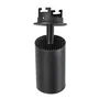 LUM Spot encastrable orientable GU10 noir (sans ampoule) - RGU10-B - Pour intérieur, salon, cuisine, boutique