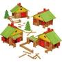Jeujura Coffret de Construction en Bois Mon Chalet - 130 Pièces - Jeu Éducatif Créatif - À Partir de 5 Ans - Made in France