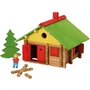 Jeujura Coffret de Construction en Bois Mon Chalet - 130 Pièces - Jeu Éducatif Créatif - À Partir de 5 Ans - Made in France