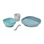 Béaba Coffret repas silicone 4 pièces Galet