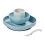 Béaba Coffret repas silicone 4 pièces Galet