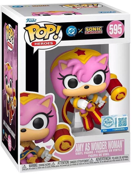 Funko DC x Sonic the Hedgehog POP! Heroes Amy en Wonder Woman