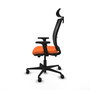 Piqueras Y Crespo Haches Chaise de Bureau Sincro/Traslack Orange et Noir