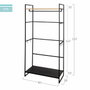 Max Home Armoire 83 x 167 x 39 cm