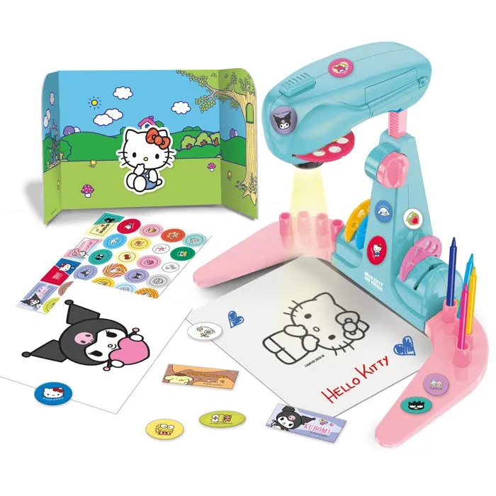 Lisciani Giochi Projecteur créatif Hello Kitty et ses Amis avec LED intégrée Lisciani Giochi Projecteur créatif Hello Kitty et ses Amis avec LED intégrée