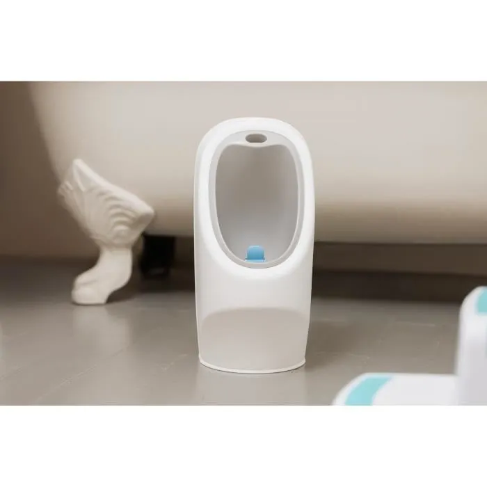 Nuby - Urinoir d'apprentissage pour enfant avec cible rotative, son réaliste et bol amovible - Dr. Talbot's My Real Urinal - Pour tout-petits