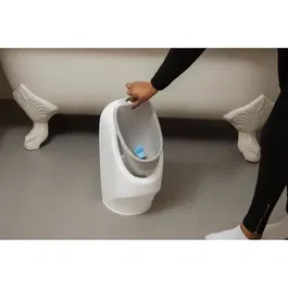 Nuby - Urinoir d'apprentissage pour enfant avec cible rotative, son réaliste et bol amovible - Dr. Talbot's My Real Urinal - Pour tout-petits