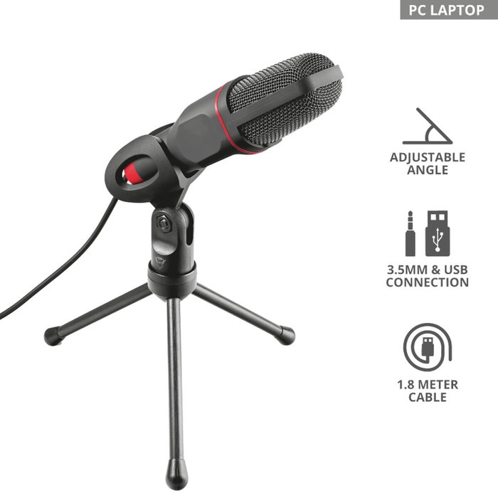 Microphone de Bureau Trust GXT 212 Microphone de Bureau Trust GXT 212