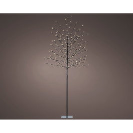 Lumineo Sapin de Noël lumineux 160 LED lumière chaude Ø70 cm x 1,80 m