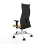 Piqueras y Crespo Chaise de Bureau Albacete XL Crème et Noir
