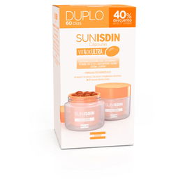 Isdin SUNISDIN promotion duo 2 x 30 gélules compléments alimentaires vitamine C et E