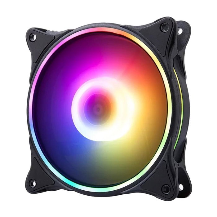 Hiditec VGCH10008 Ventilateur Gaming 120mm ARGB - 37.8 CFM Silencieux 19.5 dBA - Connecteurs 4 Pin 12V et 3 Pin 5V - Antivibration Hiditec VGCH10008 Ventilateur Gaming 120mm ARGB - 37.8 CFM Silencieux 19.5 dBA - Connecteurs 4 Pin 12V et 3 Pin 5V - Antivibration