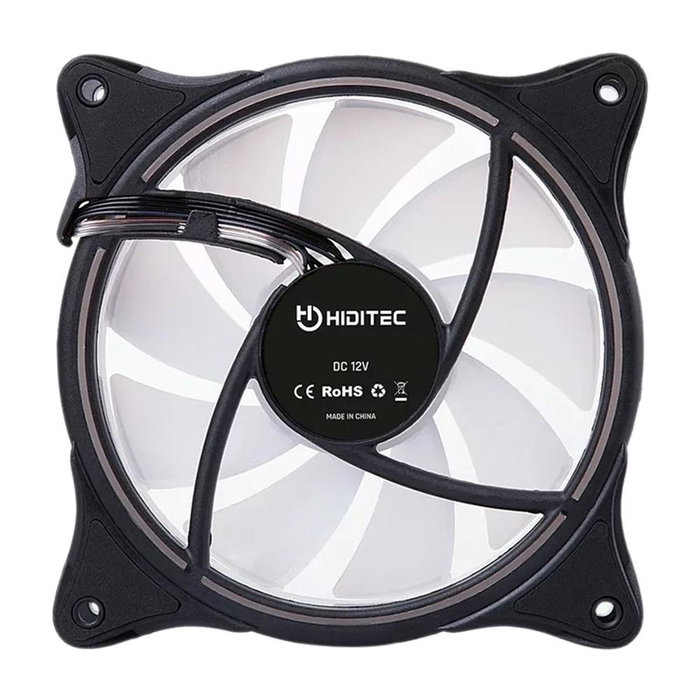 Hiditec VGCH10008 Ventilateur Gaming 120mm ARGB - 37.8 CFM Silencieux 19.5 dBA - Connecteurs 4 Pin 12V et 3 Pin 5V - Antivibration Hiditec VGCH10008 Ventilateur Gaming 120mm ARGB - 37.8 CFM Silencieux 19.5 dBA - Connecteurs 4 Pin 12V et 3 Pin 5V - Antivibration