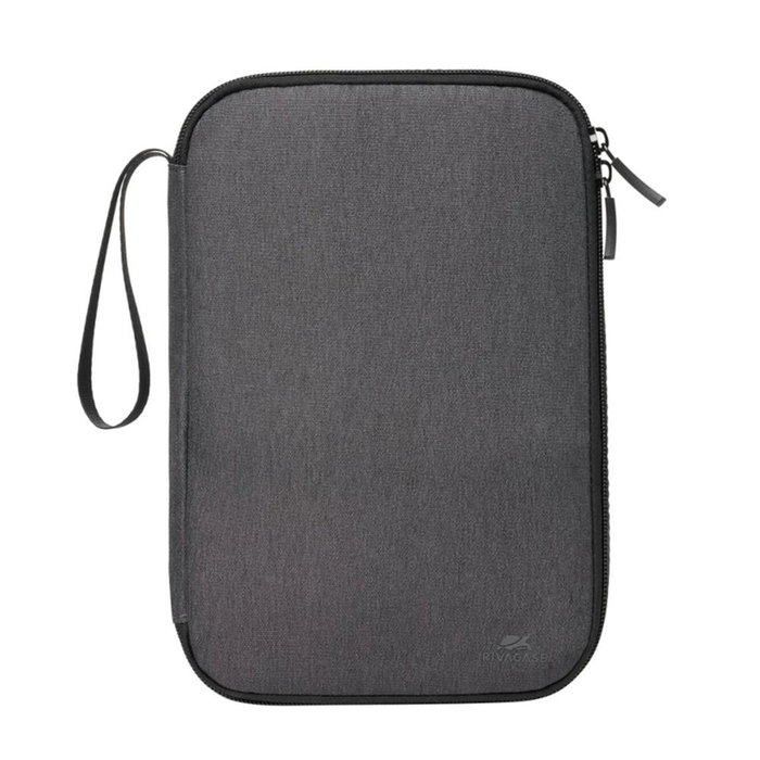 Rivacase 5633 Organisateur de voyage pour câbles noir - Étui à câbles RPET avec 2 poches et sangles élastiques Rivacase 5633 Organisateur de voyage pour câbles noir - Étui à câbles RPET avec 2 poches et sangles élastiques