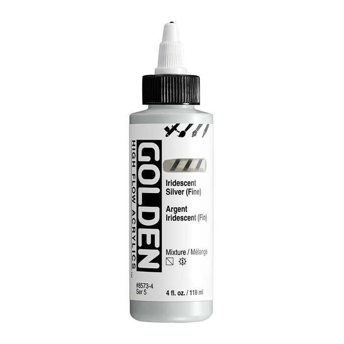 Golden High Flow Argent Iridescent (Fin) 118 ml Golden High Flow Argent Iridescent (Fin) 118 ml