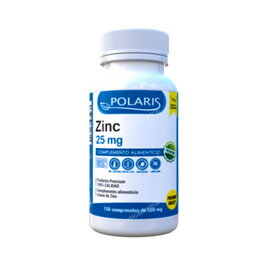 POLARIS Zinc 25 mg 150 comprimés complément alimentaire cheveux peau ongles