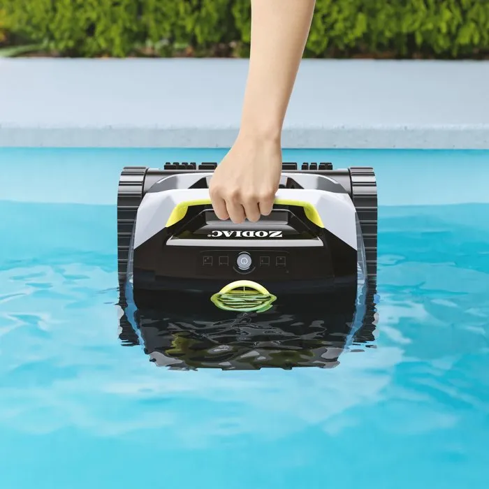 Zodiac FREEDOM LITE - Robot nettoyeur de piscine sans fil - Nettoyage fond, parois, ligne d'eau - Batterie Lithium-Ion 3h - Filtration double niveau 3/180 µm