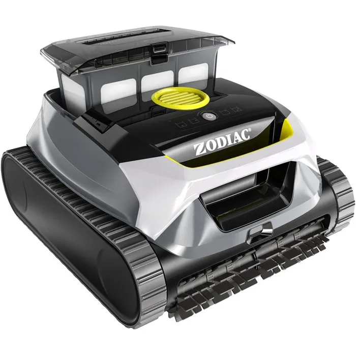 Zodiac FREEDOM LITE - Robot nettoyeur de piscine sans fil - Nettoyage fond, parois, ligne d'eau - Batterie Lithium-Ion 3h - Filtration double niveau 3/180 µm