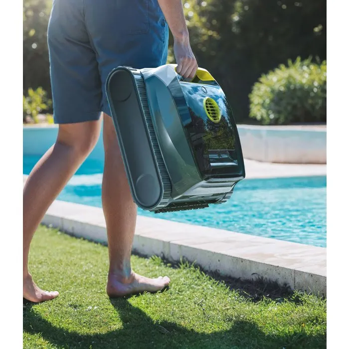 Zodiac FREEDOM LITE - Robot nettoyeur de piscine sans fil - Nettoyage fond, parois, ligne d'eau - Batterie Lithium-Ion 3h - Filtration double niveau 3/180 µm