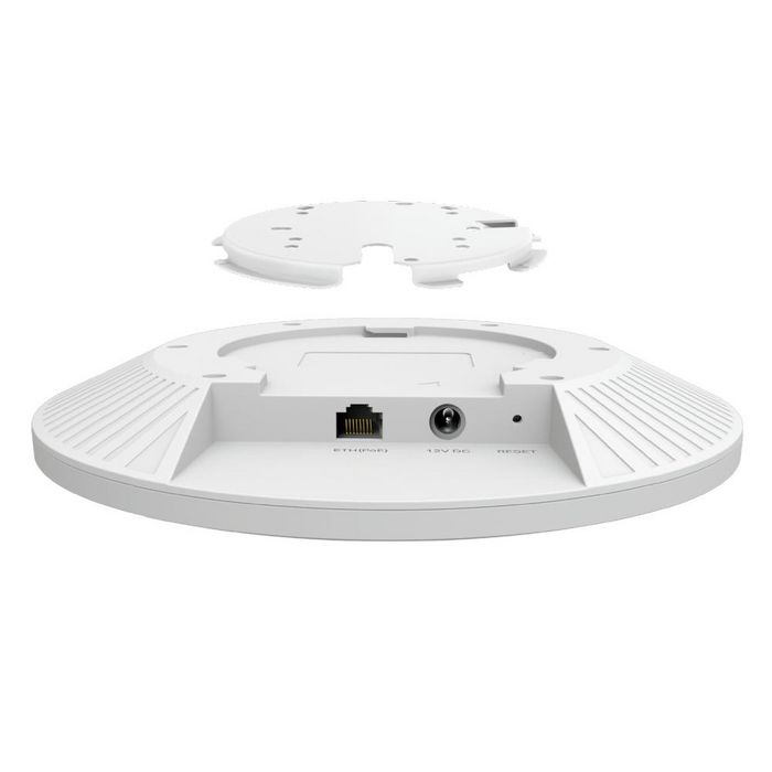 Omada EAP Access Point WiFi 6 AX5400 Plafonnier, Gestion Cloud, Port Ethernet 2.5 Gbps, 160 MHz, WPA3, Supporte 802.3at PoE+ pour Réseaux d'Entreprise Haute Performance