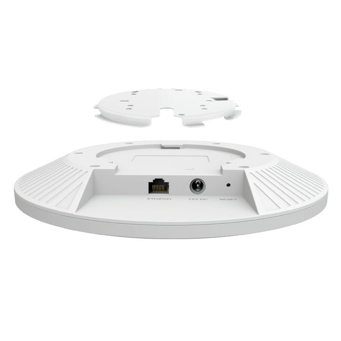 Omada EAP Access Point WiFi 6 AX5400 Plafonnier, Gestion Cloud, Port Ethernet 2.5 Gbps, 160 MHz, WPA3, Supporte 802.3at PoE+ pour Réseaux d'Entreprise Haute Performance