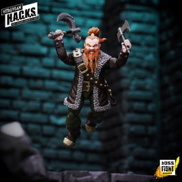 Boss Fight Studio Vitruvian H.A.C.K.S. figurine Dwarf Mercenary Grimgrom