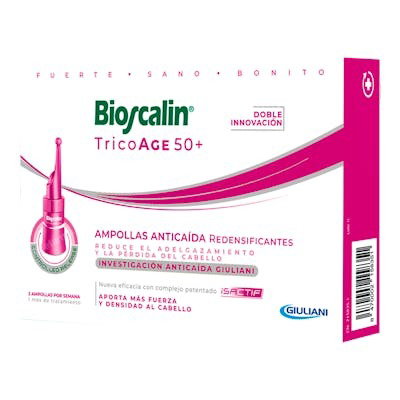 Bioscalin Tricoage 50+ 8 Ampoules, Traitement Capillaire Anti-Chute et Fortifiant pour Cheveux à Partir de 50 Ans Bioscalin Tricoage 50+ 8 Ampoules, Traitement Capillaire Anti-Chute et Fortifiant pour Cheveux à Partir de 50 Ans