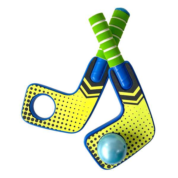 Golden Toys - Jeu Aqua Hockey pour Piscine et Jardin - 2 Palettes, 1 Balle, 1 Gonfleur - En PVC - 40 x 25 x 8 cm Golden Toys - Jeu Aqua Hockey pour Piscine et Jardin - 2 Palettes, 1 Balle, 1 Gonfleur - En PVC - 40 x 25 x 8 cm