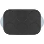 Weasy Crêpière GOO60 - Plaque à Crêpes et Pancakes 6 Places - Revêtement Anti-Adhésif - 1500W - 240°C Max