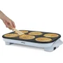 Weasy Crêpière GOO60 - Plaque à Crêpes et Pancakes 6 Places - Revêtement Anti-Adhésif - 1500W - 240°C Max