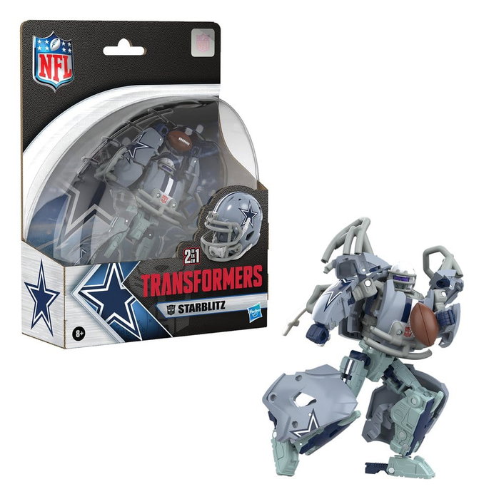 Transformers x NFL figurine Dallas Cowboys: Starblitz 14 cm