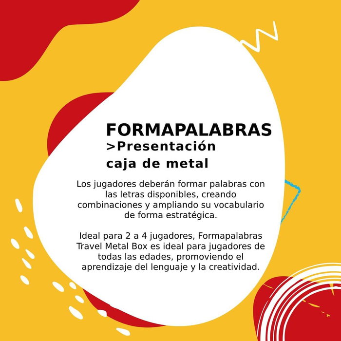 Cayro Juego Formapalabras Travel Metal Box Cayro Juego Formapalabras Travel Metal Box