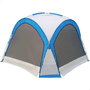 Color Baby Carpa de camping avec moustiquaires 350 x 350 x 260 cm - Tente de camping pour adulte en fibre de verre et polyester 190T