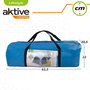 Color Baby Carpa de camping avec moustiquaires 350 x 350 x 260 cm - Tente de camping pour adulte en fibre de verre et polyester 190T