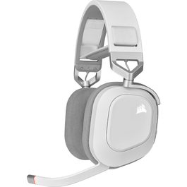 Corsair CA-9011236-EU HS80 - Casque audio sans-fil RGB, micro intégré, compatible Dolby Audio 7.1, pour PC/PS5, couleur blanc